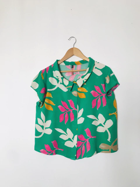 verde Camisa Gataflora Talle M