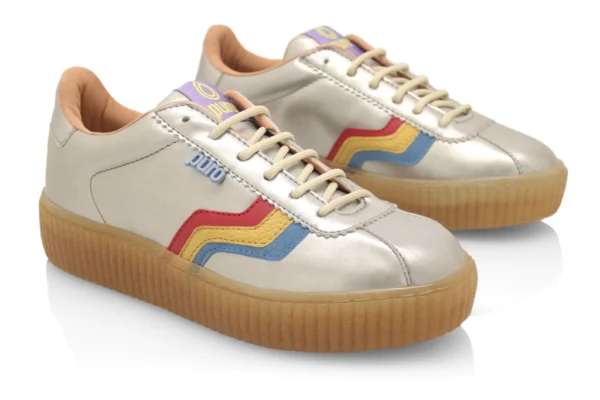 Zapatillas Rita Platino